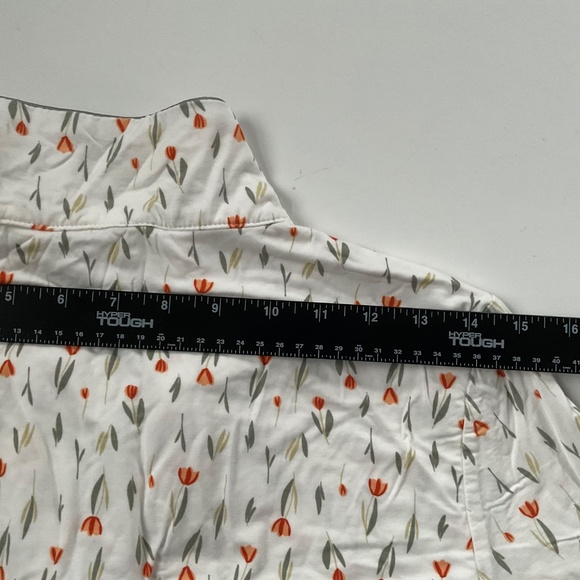 Cozy Earth Women’s Tulip Toile Short Sleeve Pajama Set Sz S Bamboo Luxury Soft - Picture 4 of 15